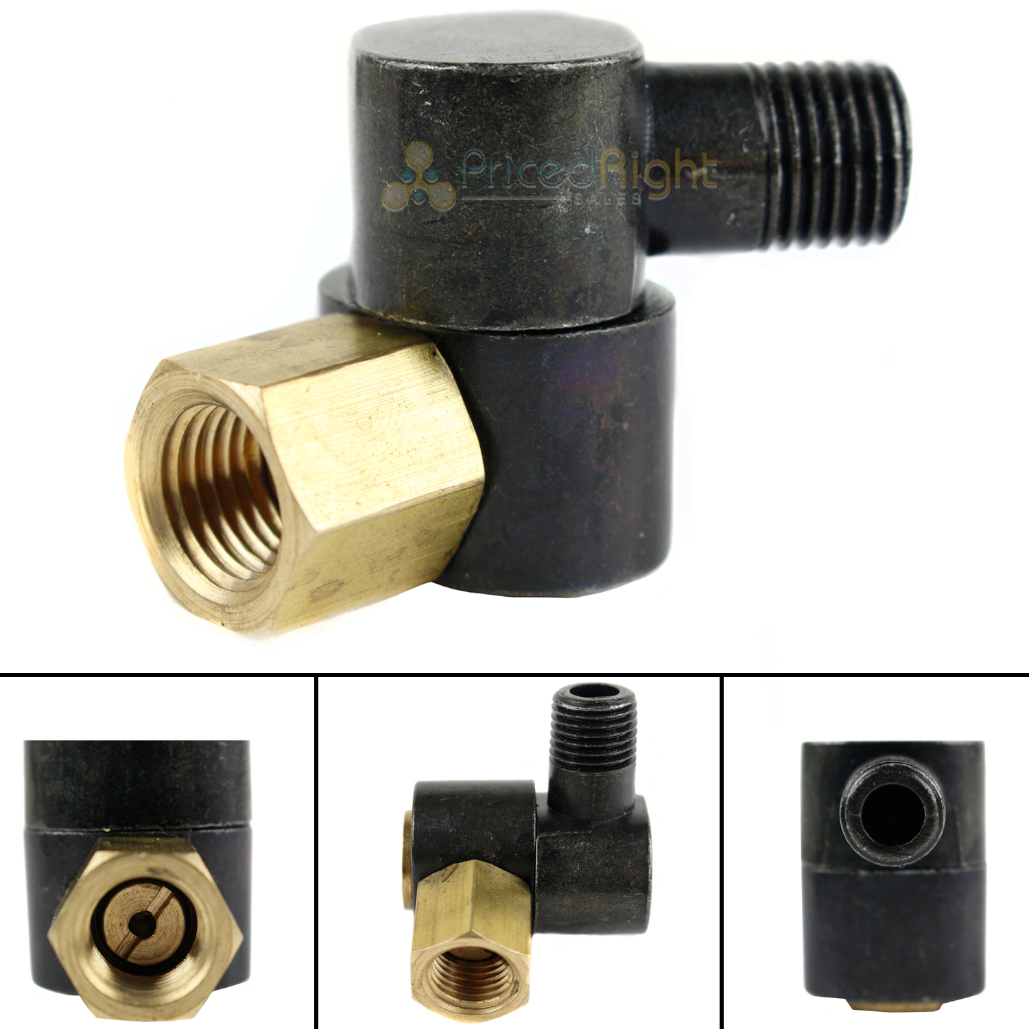 Swivel Connector 360 Degree 1/4" NPT Compressed Air Flow Tool Hose